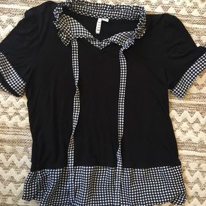 GINGHAM BLOUSE